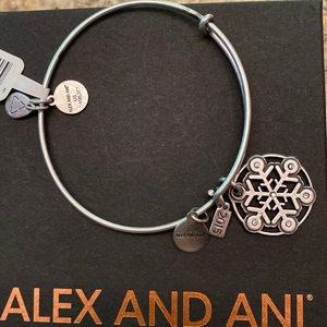 Alex and Ani snowflake bracelet